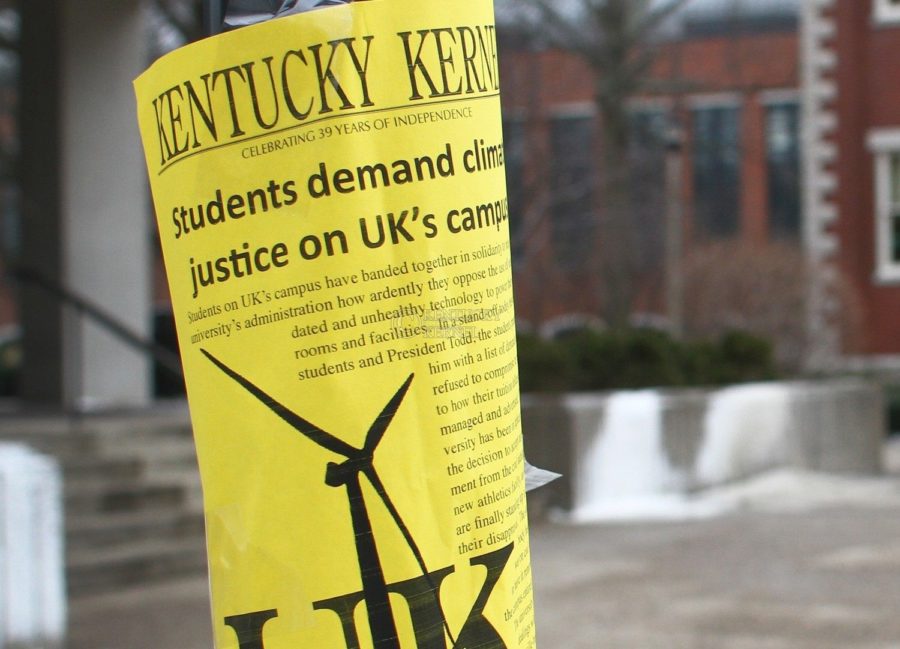 Kentucky+Kernel+imposters+put+posters+up+around+campus+demanding+climate+action+at+UK+Campus+on+Tuesday%2C+Jan.+26%2C+2010.+Photo+by+Adam+Wolffbrandt