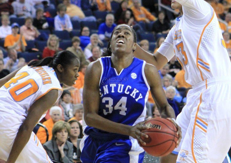 The+UK+womens+basketball+team+plays+Tennessee+for+the+SEC+tournament+at+the+Gwinnett+Center+on+Sunday%2C+March+7%2C+2010.+Photo+by+Adam+Wolffbrandt