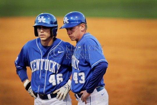 The UK mens baseball team played the Florida Gators on Saturday, April 17, 2010 at Cliff Haggin Stadium. The No. 30 Cats lost to the No. 7 Gators, 6-3, claiming the series. Photo by Allie Garza