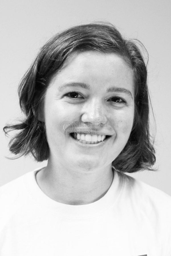 University of Kentucky student Shannon Frazer, pictured in the Kernel office on 10/14/09. Photo by Ed Matthews