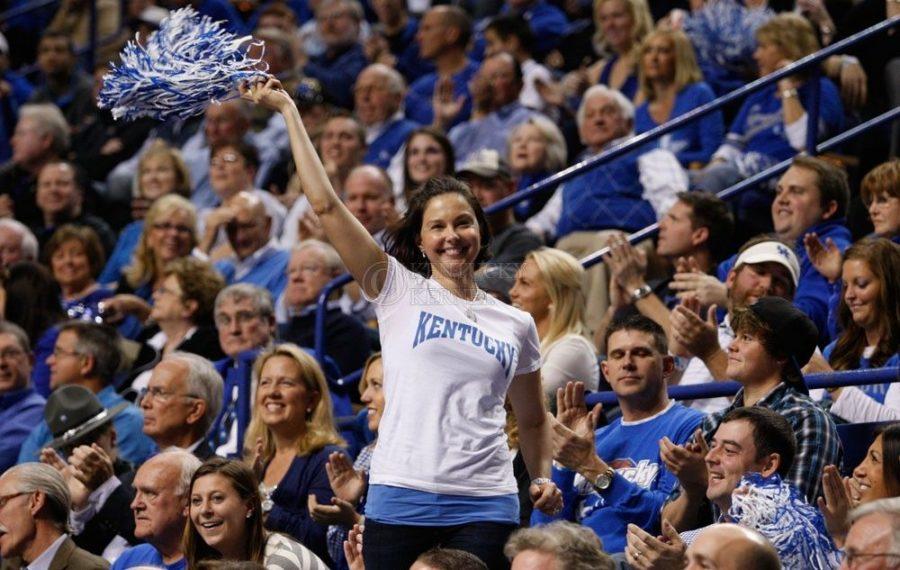 Ashley+Judd+attended+the+game+between+UK+and+the+University+of+North+Carolina+at+Rupp+Arena+in+Lexington%2C+Ky.%2C+on+Saturday%2C+Dec.+3%2C+2011.+Photo+by+Latara+Appleby
