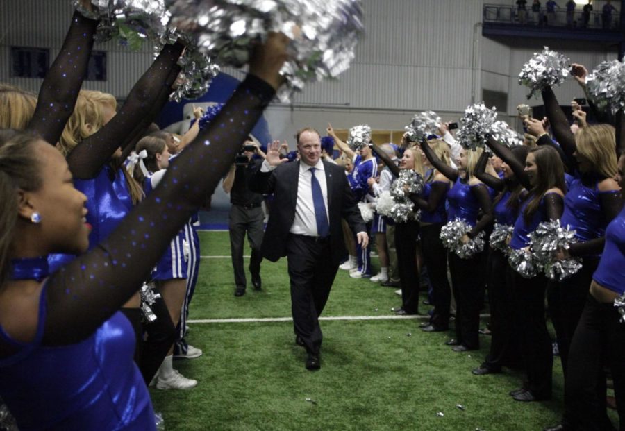 The+University+of+Kentucky+held+a+press+conference+to+welcome+new+football+coach+Mark+Stoops+on+Sunday%2C+Dec.+2%2C+2012+at+Nutter+FIeld+House.+Photo+by+Latara+Appleby