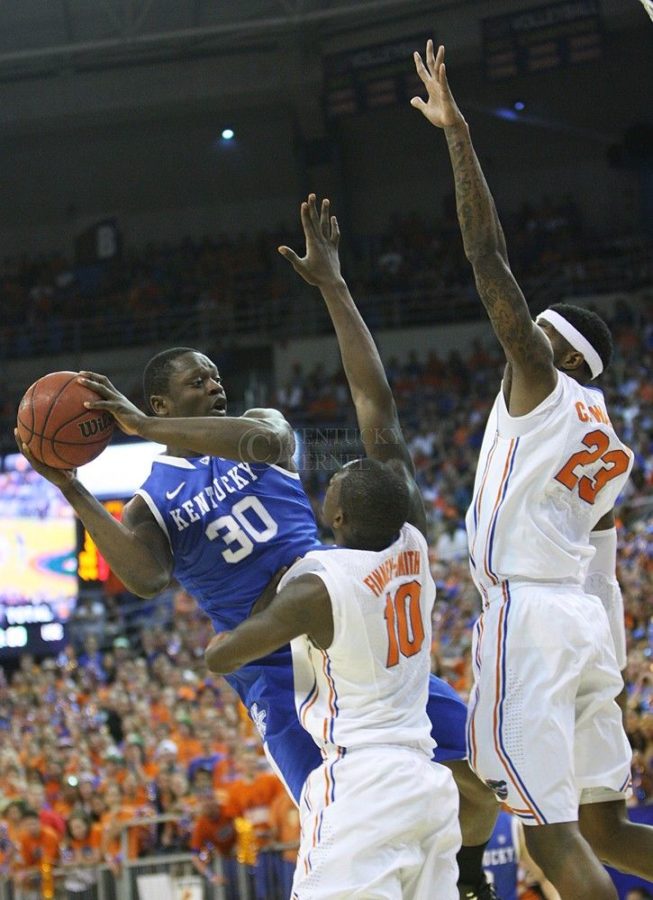 at UK Basketball vs. Florida at the O'Connel Center in Gainsville, Fl., on Saturday, March 8, 2014. Photo by Emily Wuetcher