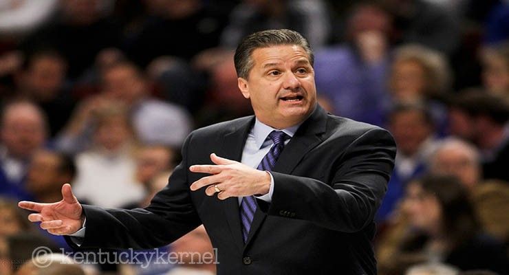 Kentucky+head+coach+John+Calipari+conducts+his+platoons+during+the+first+half+of+the+UK+vs.+UCLA+game+at+the+United+Center+in+Chicago+%2C+Il.%2C+on+Saturday%2C+December+20%2C+2014.+Photo+by+Jonathan+Krueger