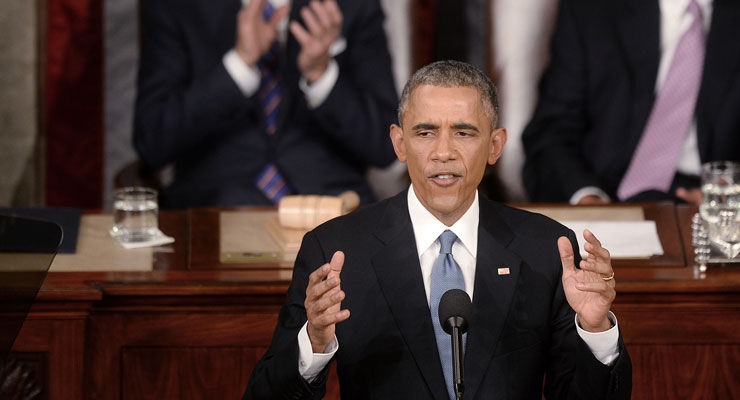 President Barack Obama delivers the State of The Union address on Tuesday, Jan. 20, 2015, in the House Chamber of the U.S. Capitol in Washington, D.C. (Olivier Douliery/Abaca Press/TNS