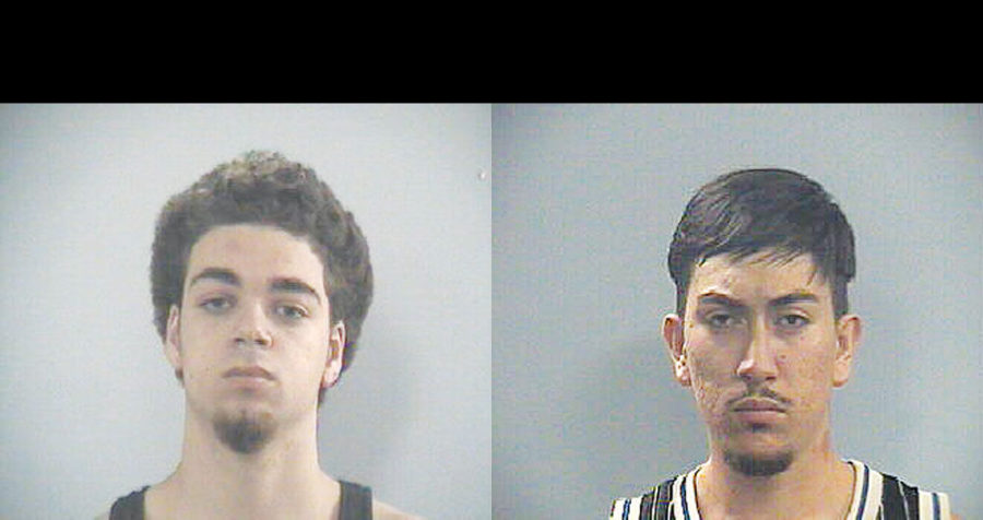 Suspects Justin D. Smith and Efrain Diaz mug shots