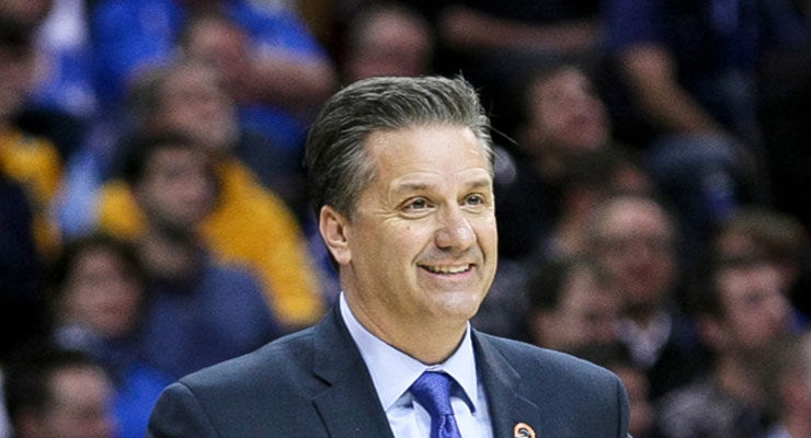 Head+coach+of+the+Kentucky+Wildcats+John+Calipari+is+all+smiles+during+second+half+of+the+Sweet+16+of+the+2015+NCAA+Mens+Basketball+Tournament+against+the+at+Quicken+Loans+Arena+on+Thursday%2C+March+26%2C+2015+in+Cleveland+%2C+Ky.+Photo+by+Jonathan+Krueger