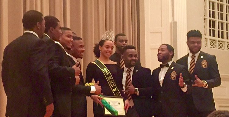 Kinesiology sophomore Erica Daly was crowned Miss Black and Gold 2016-17 on Monday night.