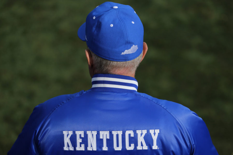 Head+coach+Gary+Henderson+of+the+Kentucky+Wildcats+looks+on+during+the+game+against+the+Buffalo+Bulls+at+Cliff+Hagan+Stadium+in+Lexington%2C+Ky.+on+Sunday%2C+March+6%2C+2016.+Photo+by+Michael+Reaves+%7C+Staff.
