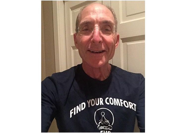 UK President Eli Capilouto wore a findyourcomfort.org t-shirt to support the website, Nigel Taylor said. 