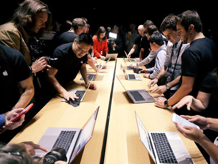 New MacBook Pros shown after update announcement