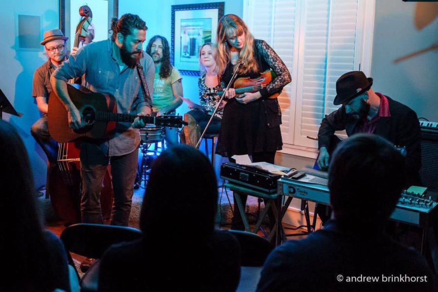 Four to six times a year, the Smithwicks host live music and spoken art performances in the living room of their home just off Tates Creek Road, which has come to be known as the Raven House.