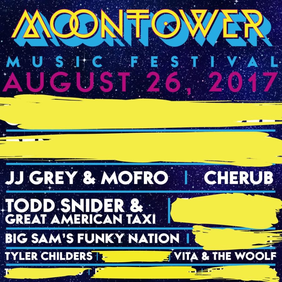 Moontower Music Festival will celebrate its fourth year of music at Masterson Station Park on August 26 with JJ Grey & Mofro, Cherub, Great American Taxi and others.
