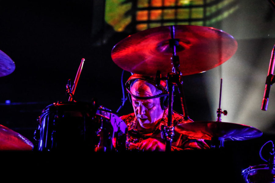 Former drummer for the Red Hot Chili Peppers, Jack Irons, performs prior to the Red Hot Chili Peppers and Irontom at the KFC Yum! Center in Louisville, KY on Tuesday May 16, 2017. Photo by Arden Barnes | Staff