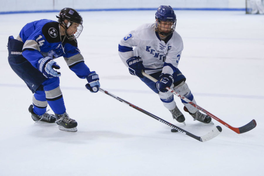 The Kentucky Wildcats in action against Middle Tennessee State at Lexington Ice Center on Friday, September 15, 2017.