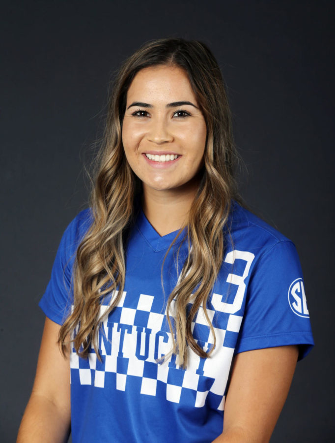 Tanya Samarzich is UK womens soccers leading goal scorer this season, but will be out for the year after tearing her ACL. Photo submitted by UK Athletics