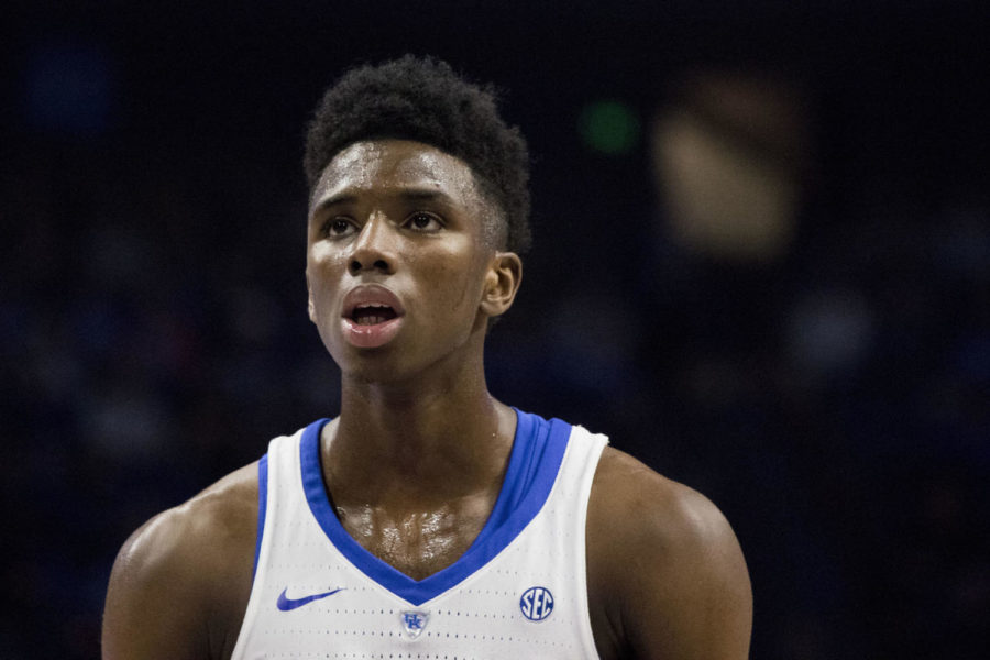 Kentucky+freshman+guard+Hamidou+Diallo+prepares+to+shoot+a+free+throw+during+the+game+against+Centre+College+at+Rupp+Arena+on+Friday%2C+November+3%2C+2017+in+Lexington%2C+Ky.+Kentucky+won+106+to+63.+Photo+by+Arden+Barnes+%7C+Staff