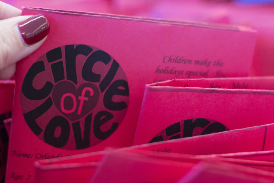Circle of Love is a program that sponsors underprivileged kids in Fayette county. Photo Arden Barnes | Staff
