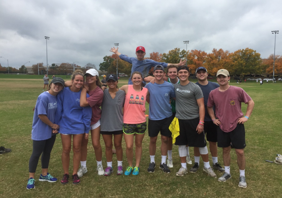 Students participated in the Love Your Melon 16 inch softball tournament, with proceeds going to DanceBlue. 