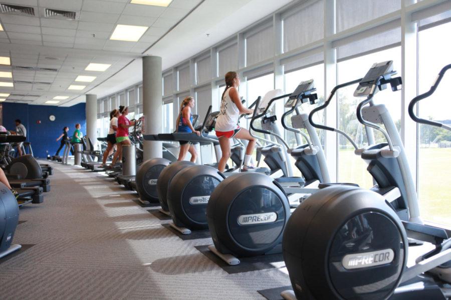 Ellipticals+in+the+Johnson+Center+help+create+energy+to+cut+down+on+electricity+costs.+.Photo+by+Emily+Wuetcher