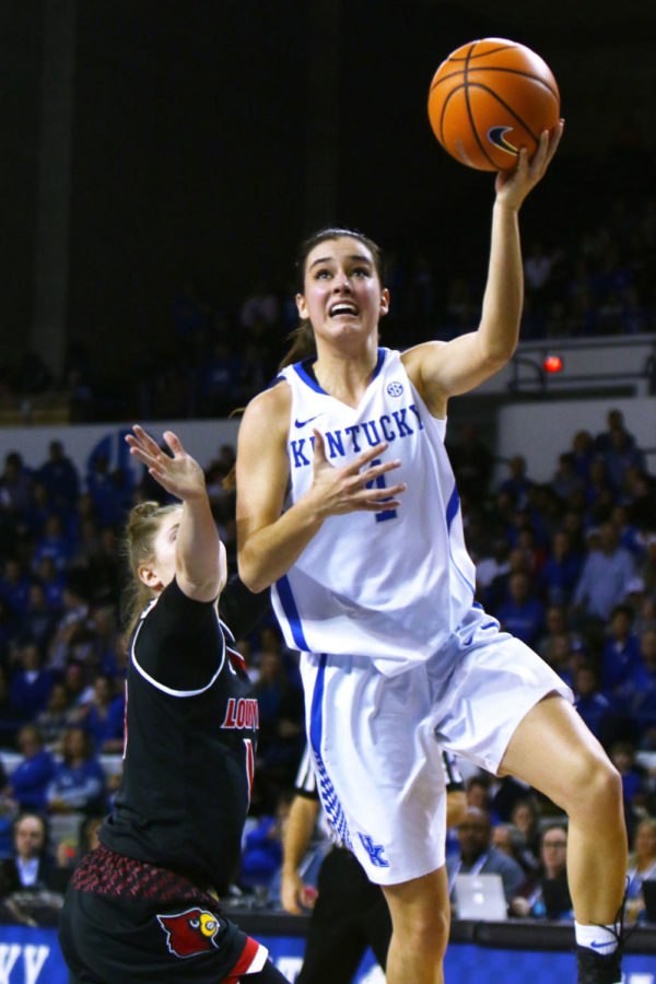 Kentucky+junior+forward+Maci+Morris+leaps+for+a+lay-up+during+the+game+against+Louisville+on+Sunday%2C+December+17%2C+2017+in+Lexington%2C+Kentucky.+Kentucky+was+defeated+87-63.+Photo+by+Rick+Childress+%7C+Staff