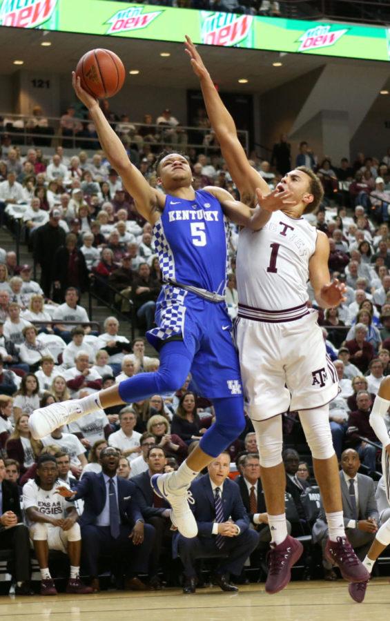 Kevin+Knox+The+University+of+Kentucky+mens+basketball+team+is+defeated+by+Texas+A%26amp%3BM+85-74+on+Saturday%2C+February+10th%2C+2018+at+Reed+Arena+in+College+Station%2C+TX.+Photo+By+Barry+Westerman+%7C+UK+Athletics