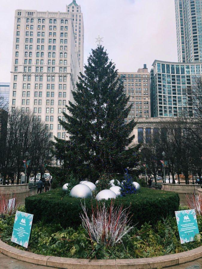 Christmas+tree+at+Milennium+Park