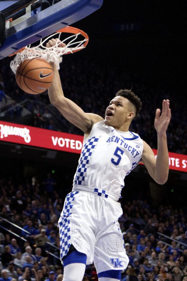 Kentucky+forward+Kevin+Knox+dunks+the+ball+during+the+game+against+Utah+Valley+on+Friday%2C+November+10%2C+2017+in+Lexington%2C+Ky.+Kentucky+won+the+game+73-63.+Photo+by+Carter+Gossett+%7C+Staff