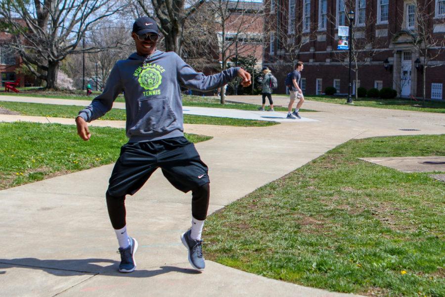 Tayvho Akpan, a University of Kentucky student studying music production, is known on campus and across Lexington as the Dancing Kid. Akpan never danced for the attention, but rather for his long-standing passion for music. 