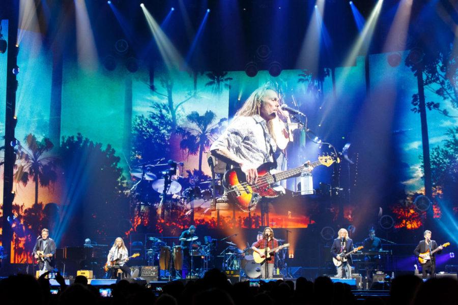 The Eagles play a concert in Rupp Arena on Tuesday, April 10, 2018 in Lexington, Kentucky. Photo by Jordan Prather | Staff