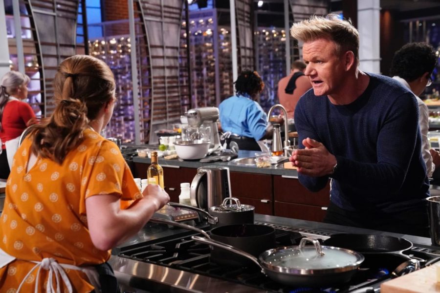 Samantha+Daily+receives+some+passionate+instructions+from+famous+chef+Gordon+Ramsay.