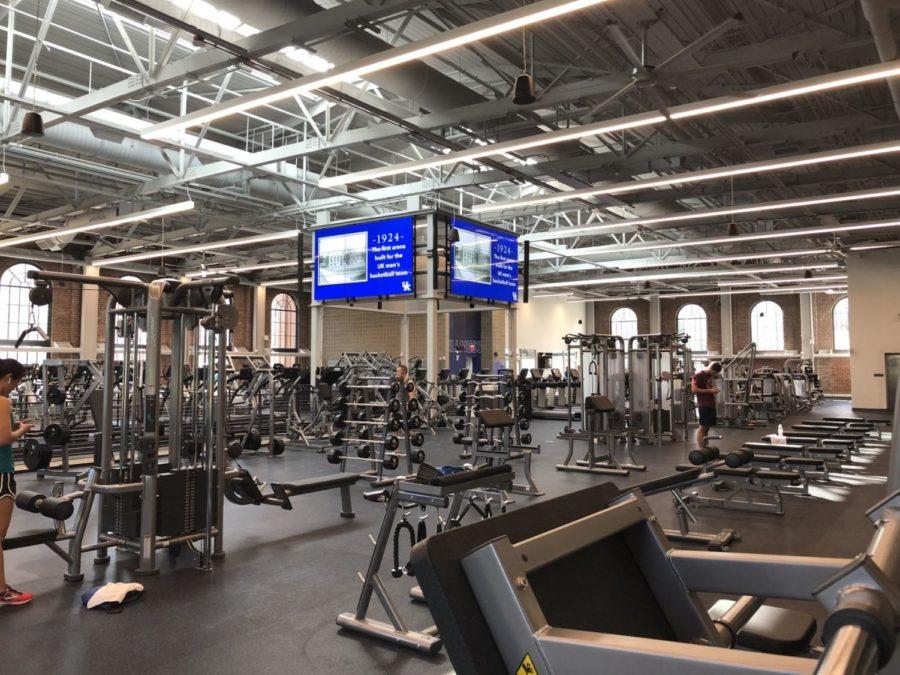 Alumni Gym opened to the public on Wednesday, July 18, 2018. Photo by Jacob Eads