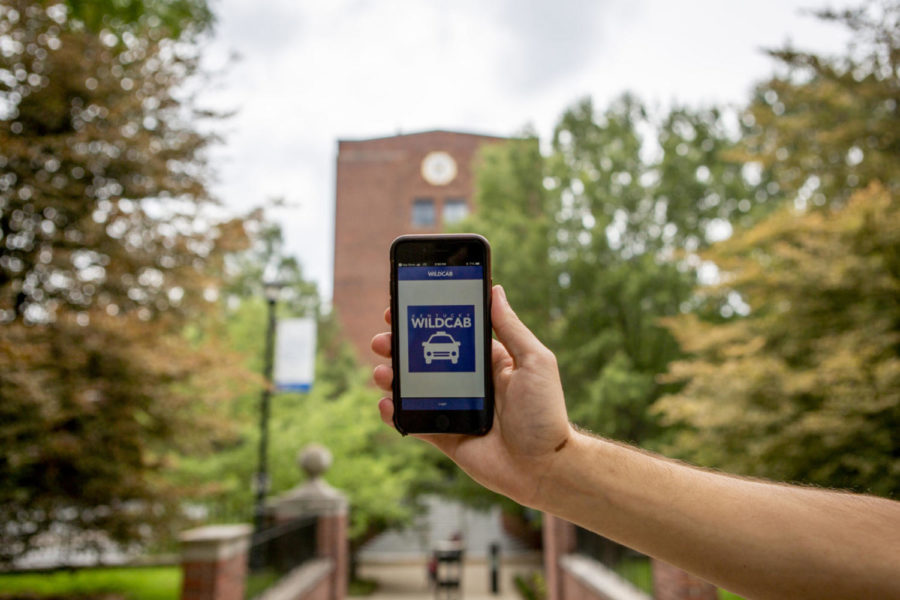 Kentucky Wildcab released a new app on Thursday, August 23, 2018. The app allows students to hail free rides around the UK community. Photo by Arden Barnes | Staff