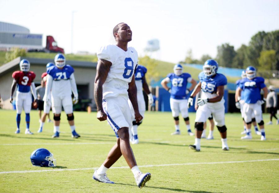 The Football Team training camp Tuesday, August 7, 2018. Photo by Britney Howard | UK Athletics