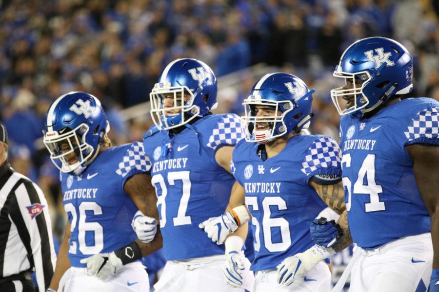 Kentucky+Footballs+captains+before+the+game+Vanderbilt+on+Saturday%2C+October+20%2C+2018+in+Lexington%2C+Ky.+Photo+by+Chase+Phillips+%7C+Staff