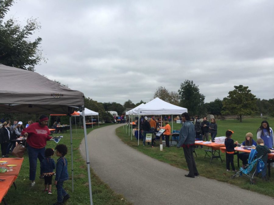 The Arboretum provided a variety of stands and activities to party-goers.