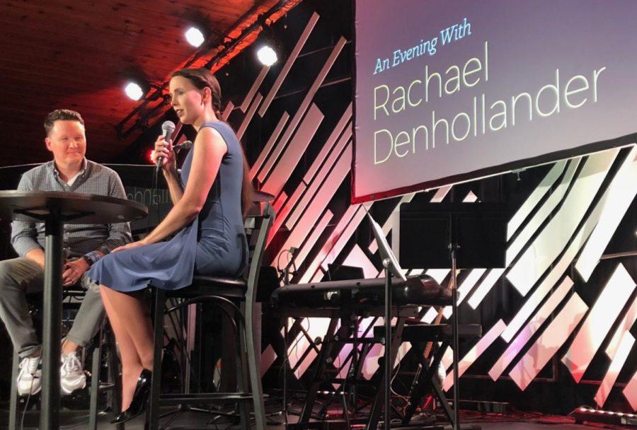 Rachel Denhollander, one of the first to report Larry Nassar and now a victims rights adovocate, speaks to UK students at the Christian Student Fellowship building in Lexington, Ky., on Nov. 8, 2018. Photo by Sydney Momeyer | Staff