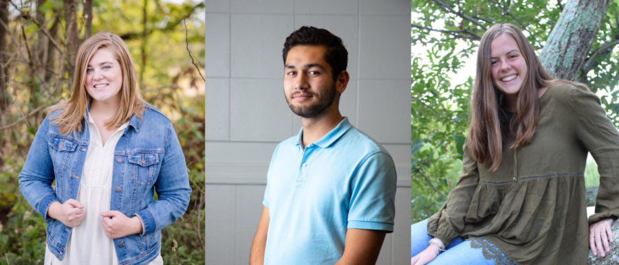 Kernel staffers Arden Barnes, Rick Childress and Bailey Vandiver placed in the 2018-2019 Hearst Journalism awards. 