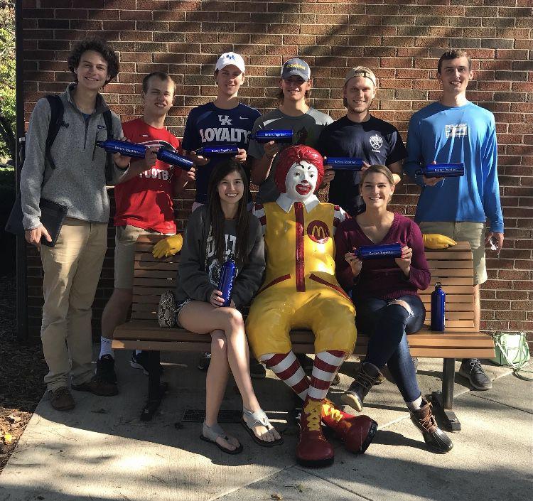 The Red Shoe Crew helps support the Ronald McDonald House.