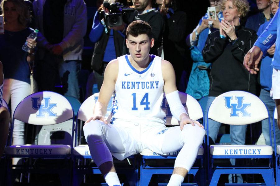 Kentucky+freshman+guard+Tyler+Herro+before+the+game+against+Texas+A%26amp%3BM+on+Tuesday%2C+January+8%2C+2019+in+Lexington%2C+Ky.+Kentucky+won+84-75.+Photo+by+Chase+Phillips+%7C+Staff