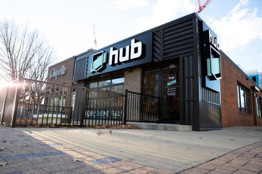 The Hub main office on Wednesday, January 8, 2019. The apartment complex will open fall of 2019 near north UK campus. Photo by Michael Clubb | Staff