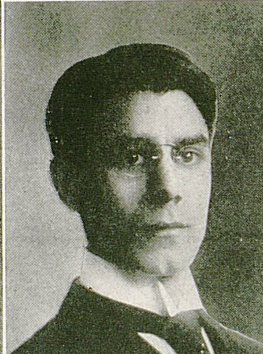 A yearbook photo of Leon Frankel, a UK graduate and engineering professor, whose early 20th century yearbook entries references the Theta Nu Epsilon fraternity. Photo provided by Terry Birdwhistell.