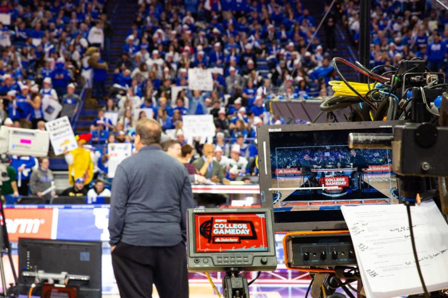 ESPN College GameDay shoots their live broadcast on Saturday, Jan. 26, 2019, at Rupp Arena in Lexington, Kentucky. Kentucky basketball will take on the Kansas Jayhawks at 6:00 PM. Photo by Jordan Prather | Staff
