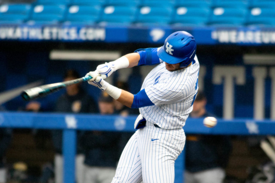 Kentucky+sophomore+Coltyn+Kessler+swings+and+misses+during+a+game+against+Canisius+College+on+Friday%2C+Mar.+1%2C+2019%2C+in+Kentucky+Proud+Park+in+Lexington%2C+Ky.+Photo+by+Rick+Childress+%7C+Staff