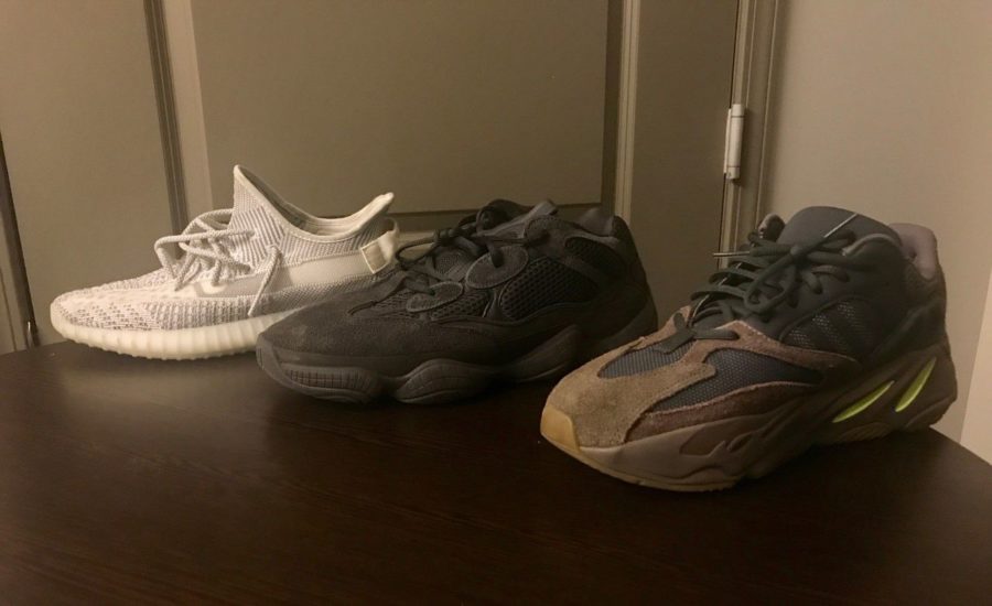 Andre Reeds Yeezy collection is valued over $1000.