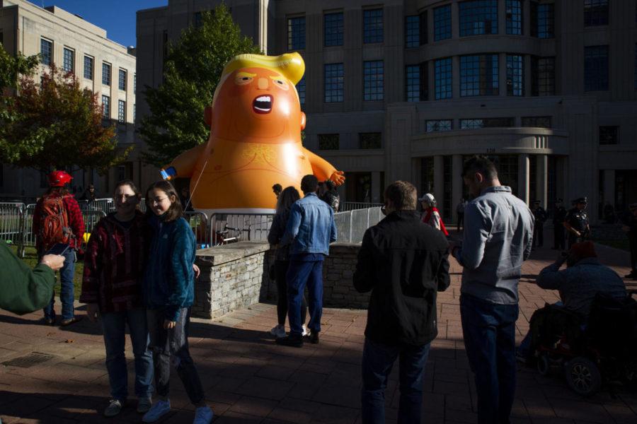 The+Baby+Trump+balloon+was+inflated+in+front+of+the+Fayette+county+courthouse+ahead+of+President+Donald+Trumps+rally+at+Rupp+Arena+in+Lexington%2C+Kentucky+on+Monday%2C+Nov.+4%2C+2019.+Photo+by+Arden+Barnes+%7C+Staff