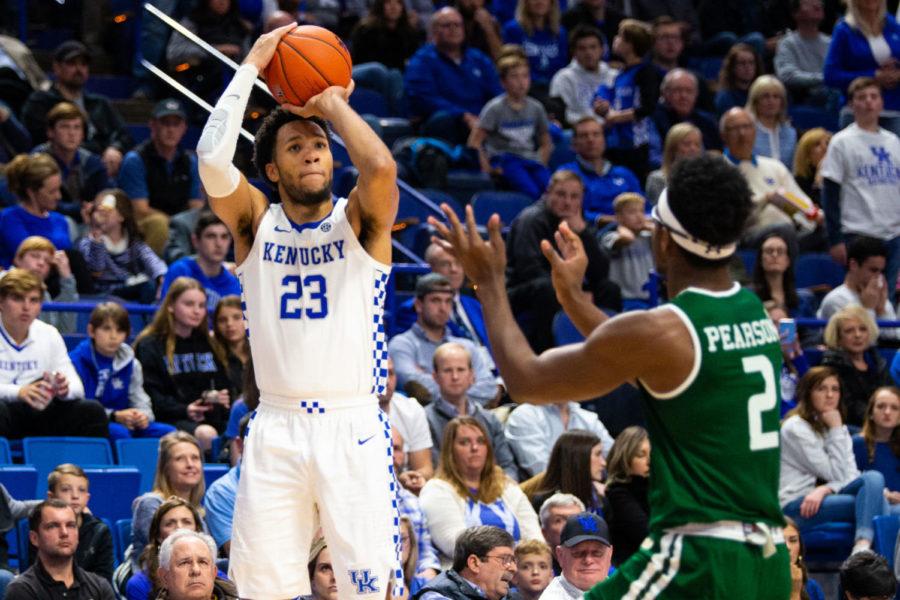 Kentucky+sophomore+forward+EJ+Montgomery+shoots+the+ball+during+the+game+against+the+University+of+Alabama+at+Birmingham+on+Friday%2C+Nov.+29%2C+2019%2C+at+Rupp+Arena+in+Lexington%2C+Kentucky.+Kentucky+won+69-58.+Photo+by+Jordan+Prather+%7C+Staff