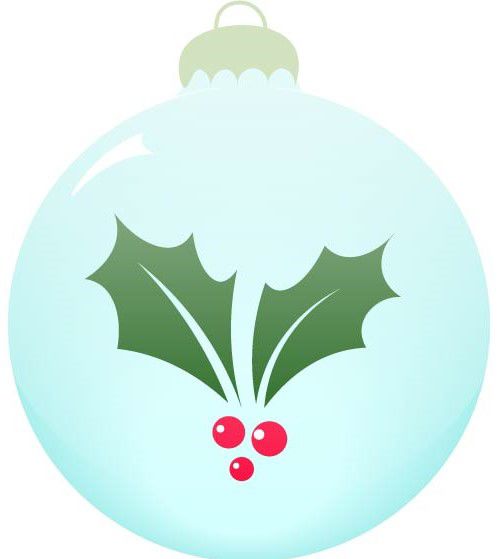 Christmas ornament graphic