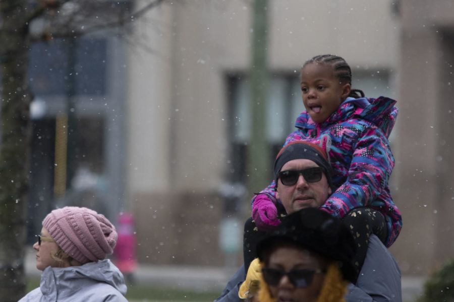 Thousands of marchers took to downtown streets during the Dr. Martin Luther King, Jr. Freedom March on Monday, January 20, 2020, in downtown Lexington, Kentucky. Photo by Rick Childress | Staff