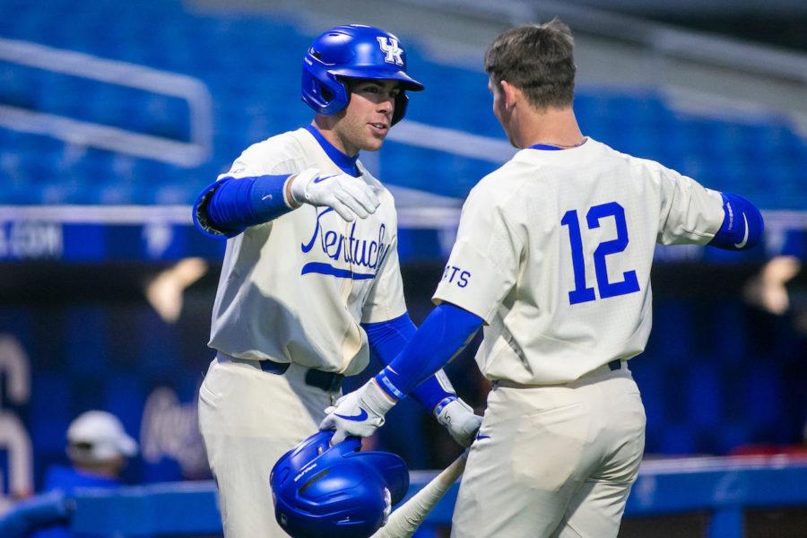 Chase+Estep+and+TJ+Collett.+UK+beat+Tennessee+Tech+13-3.+Photo+By+Barry+Westerman+%7C+UK+Athletics